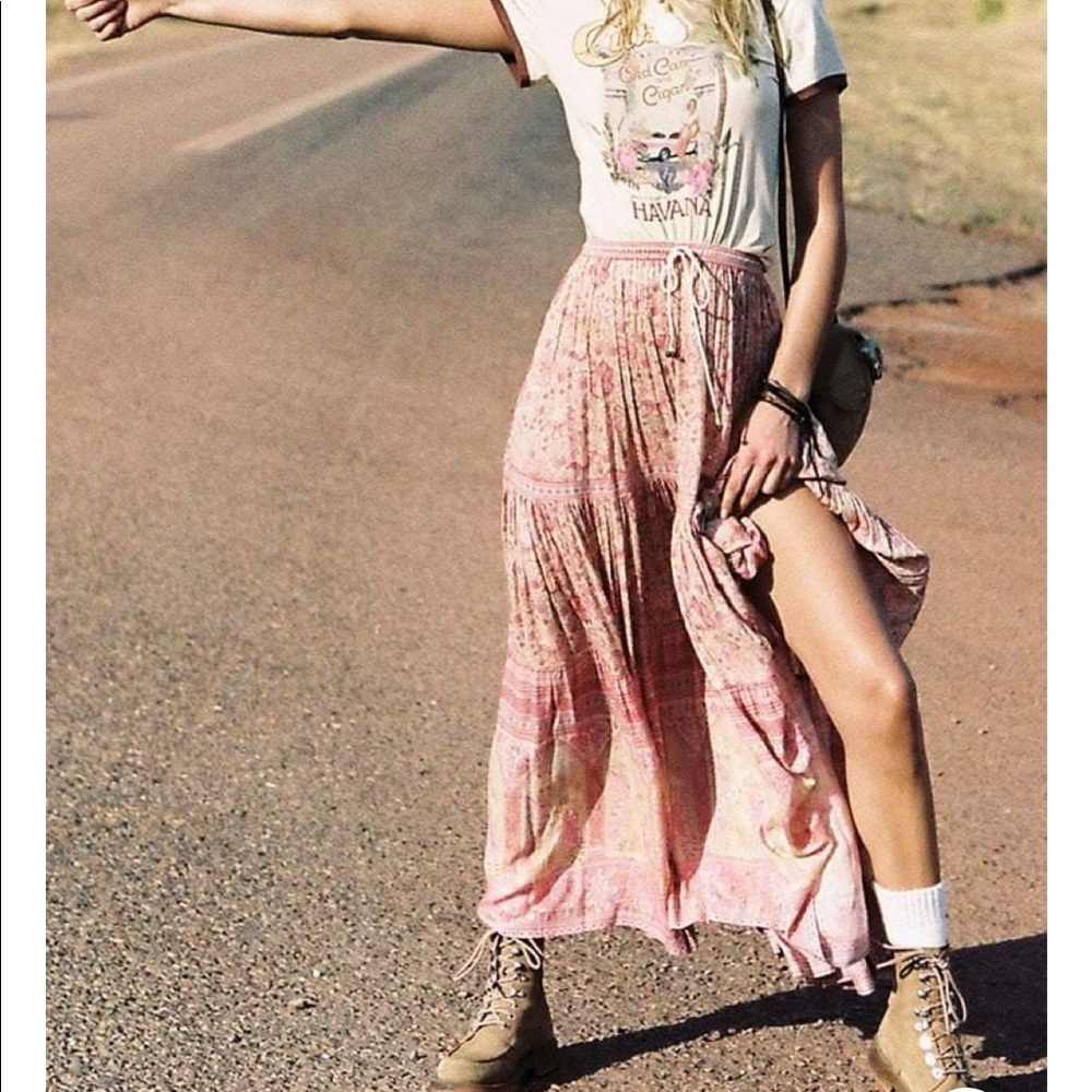 Poinciana Maxi Skirt